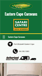 Mobile Screenshot of easterncapecaravans.co.za